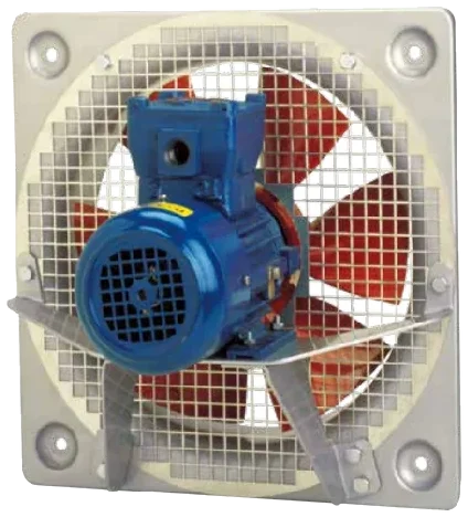 Ventilateurs hélicoïdes antidéflagrants série HDB/HDT