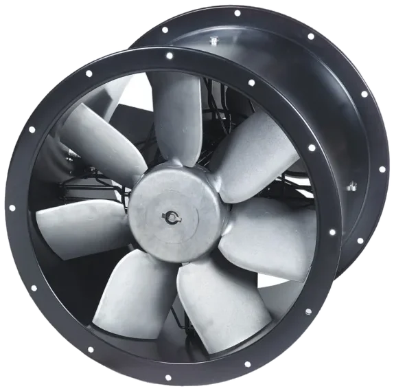 Ventilateurs hélicoïdes tubulaires contrarotatif série TCBBx2 / TCBTx2