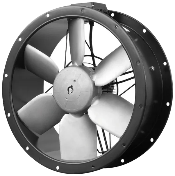 Ventilateurs hélicoïdes tubulaires série compact TCBB / TCBT (hélice en aluminium)